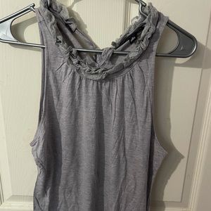 Banana Republic ruffled scoop neck tank top